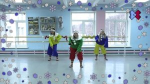 "Танец-импровизация "Новогодний серпантин"