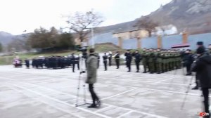 14 января - торжественная присяга в Краснокаменке (Кизилташ)