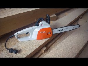 Обзор электропилы Stihl MSE 141C.