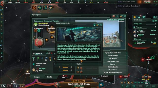 Stellaris Việt Hóa 2024 #2: Tứ bề thọ địch, các chủng tộc ngoại lai chèn ép nhân loại tới bờ vực смотреть онлайн