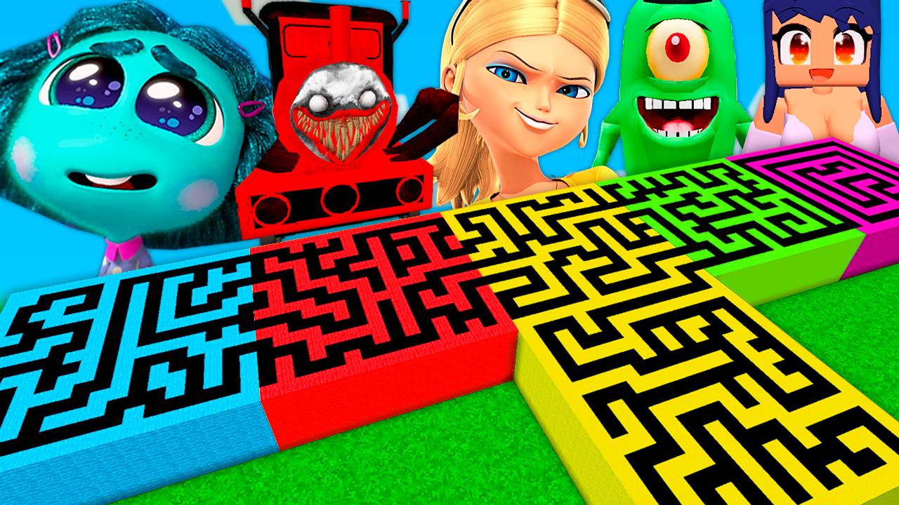 МЕГА ЛАБИРИНТЫ ГОЛОВОЛОМКА 2 ЧАРЛЬЗ ПЛАНКТОН АФМАУ ХЛОЯ ЛЕДИ БАГ В МАЙНКРАФТ смотреть онлайн