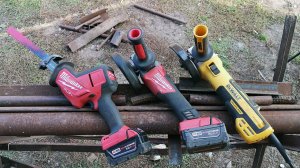 Сабля vs УШМ. Сравнение Dewalt 4357, Milwaukee 2781, Milwaukee 2719 по металлу.