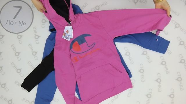 CHAMPION hoodies 3 сток одежда оптом смотреть онлайн