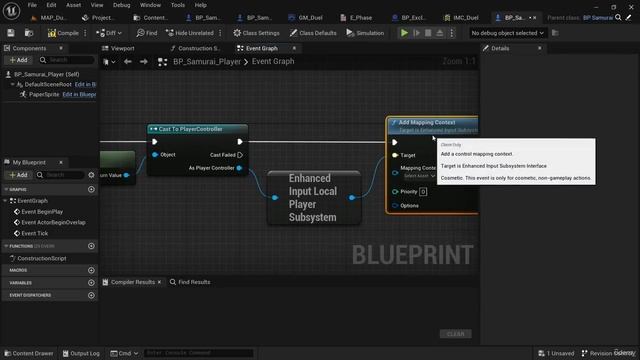 18. Setting up the Player Input. 2D GAME DEVELOPMENT by Cobra Code