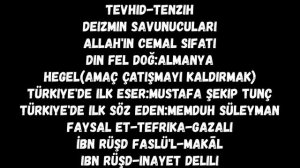 DİN FELSEFESİ TEST BİLGİLERİ