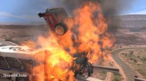 Collapsing Bridge Pileup Car Crashes #8 - BeamNG DRIVE | SmashChan