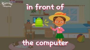 Kids vocabulary - Where (in, on, under) - Learn English for kids - English educational video