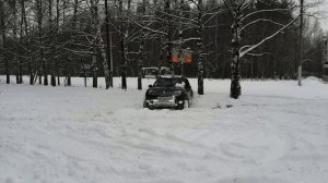 11.01.15 Тест Проходимости Renault Duster без ESP полный привод зима снег Кострома  Авто