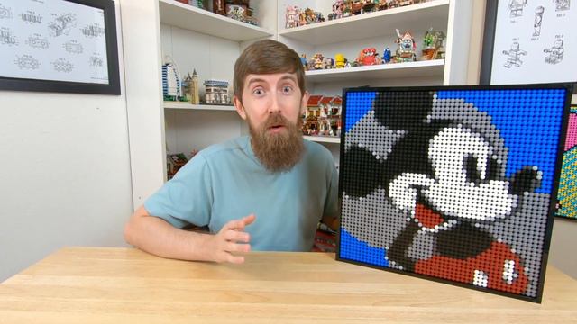Build Mickey Mouse Art WITHOUT Mickey Mouse Art !!! смотреть онлайн