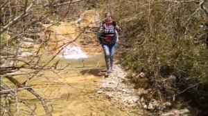 Водопады в щели Марченкова