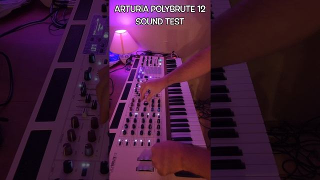 Шикарный тёплый аналоговый синтезатор Arturia PolyBrute 12 -  первые тесты звука. Впечатления самые