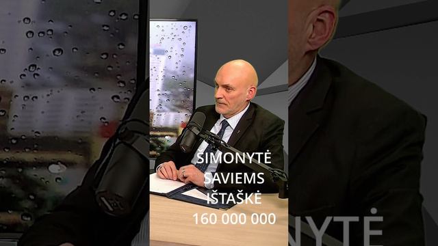 Starkevičiūtė: Simonytė 160 milijonų ES išdalino draugams!