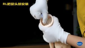 Video of how to assembled bjd doll head.