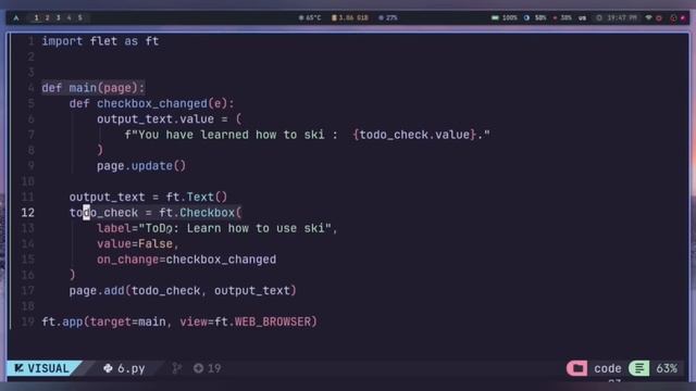 Графический интерфейс на Python | Все про Flet смотреть онлайн