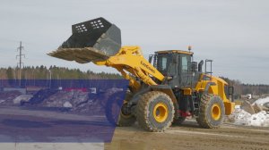 Обзор фронтальных погрузчиков LiuGong 877H и 890H.