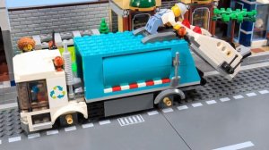 Lego City 60386 Recycling Truck/ Müllabfuhr stop motion speed build