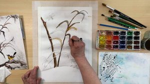 Рисуем вместе «КИТАЙСКАЯ МИНИАТЮРА (ГРИЗАЙЛЬ)»