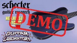 Электрогитара SCHECTER HELLRAISER HYBRID PT UV - демонстрация звучания