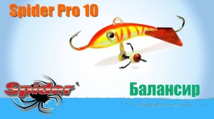 Обзор зимнего балансира Spider Pro 10