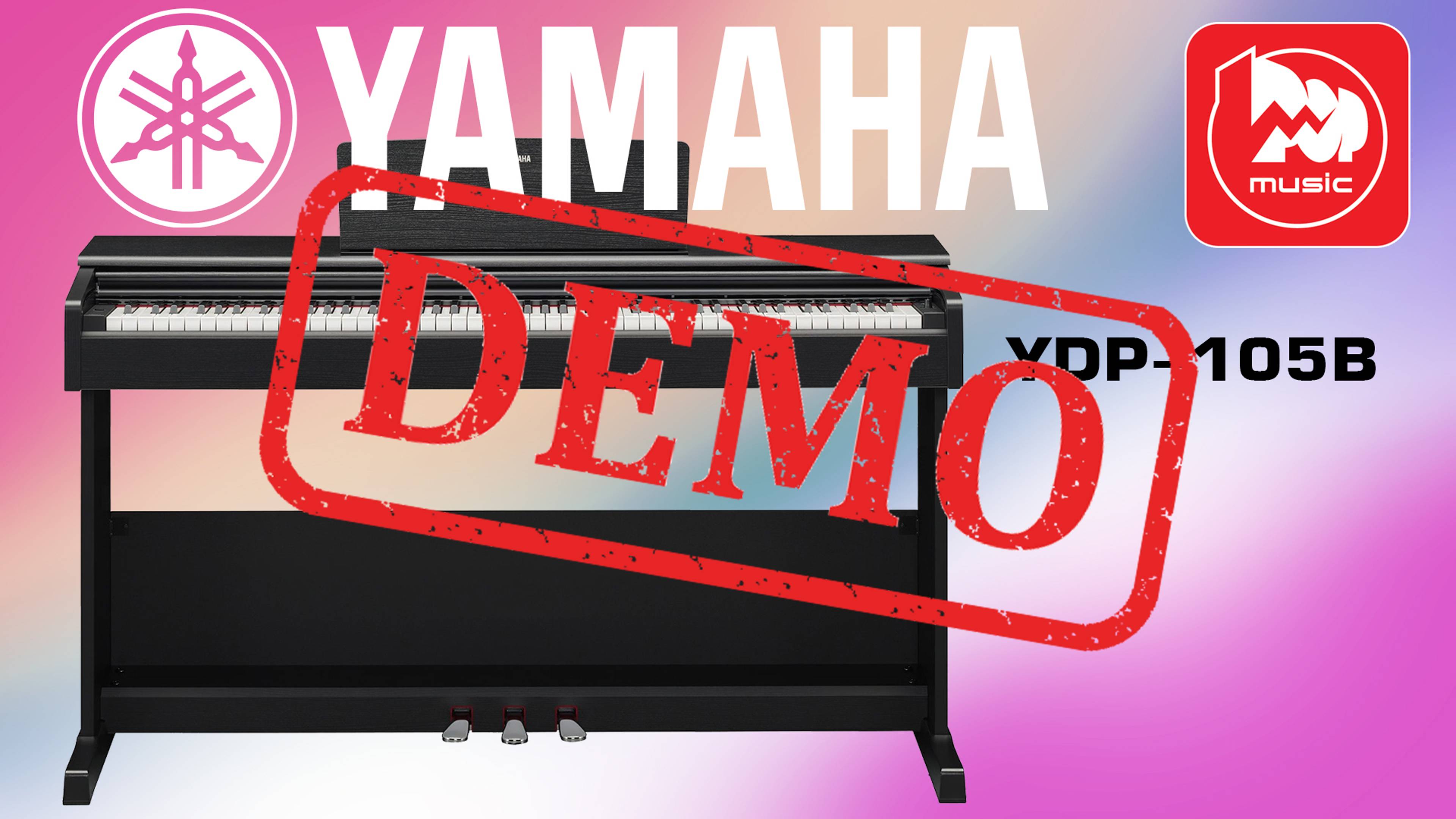 Цифровое пианино YAMAHA YDP-105B - демонстрация звучания