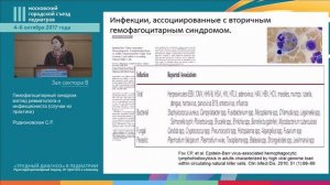 "Роль инфекций в развитии соматической патологии. Профилактика, трудности диагностики у детей"