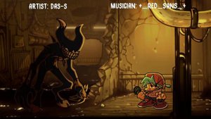 Last Reel but the Ink Demon from BATDR | FNF | Friday Night Funkin | Indie Cross | cover