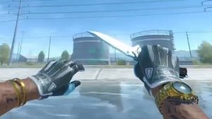 Нож Бродяга Blue Gem