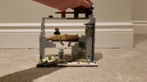 LEGO BUILDING RUINS for WORLD WAR 2 MOC speed build and review