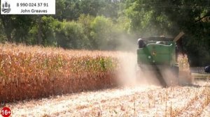 Жатка John Greaves ЖК-82 в работе