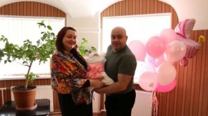 Клип выписка из роддома нашей Аннушки!