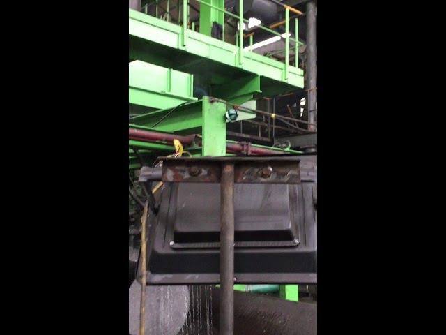 Vertical Extrusion press for graphite. Вертикальный пресс