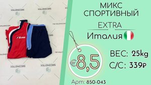 Продано! 850-043 #1473 Микс спортивный Экстра Всесезон Италия