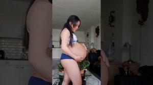 TWIN PREGNANCY TRANSFORMATION | week by week Amazing #twins #pregnancy transformation!