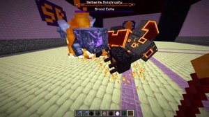 Updated Netherite Monstrosity vs END Bosses | Minecraft Mob Battle