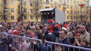 ЧЕМПИОНЫ В БАЛАШИХЕ! | «Авангард» встретился с болельщиками на площади у Арены | КУБОК ГАГАРИНА