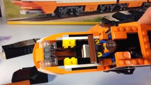 LEGO 10233 Horizon Express TGV Train With Power Functions - 2 sets running together
