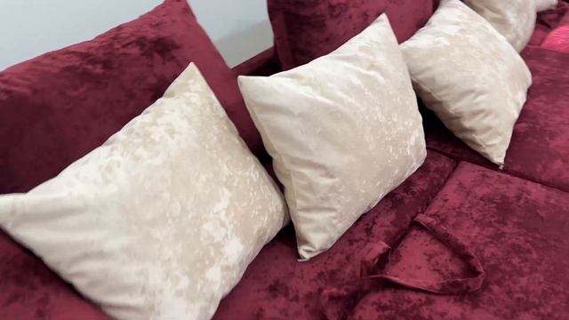 Модена - обзор дивана трансформера 340х125 см. В велюре Краш. смотреть онлайн