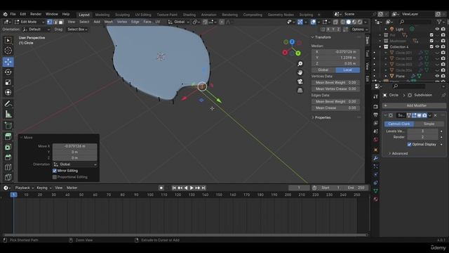 02 - Vegetable Meat and Noodle Pt1. CREATE A SHABU MODEL in Blender