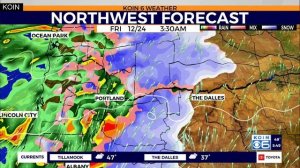 Weather forecast: Rain continues through the end of this week, Snow in the mountains.