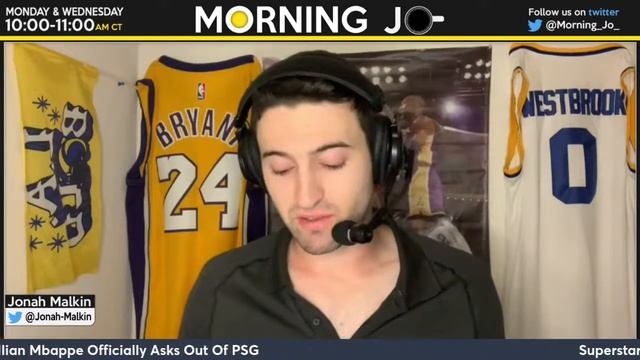 Morning Jo -Killian Mbappe Asks out of PSG, Warriors Don't Suspend Draymond Green, Yordan Alvarez H смотреть онлайн