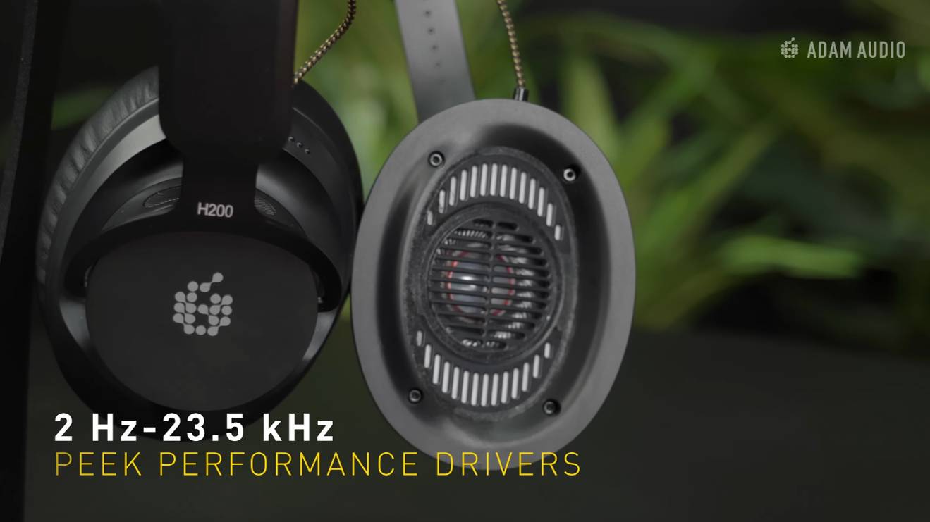 Adam Audio H200 Studio Headphones at Glance