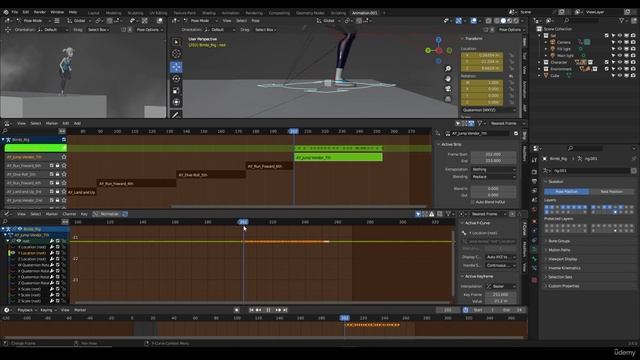 00 - Introduction. BLENDER COMBINING COMPLEX ANIMATION with NLA