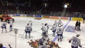 Mississauga Steelheads 2016 Teddy Bear Toss (LIVE)