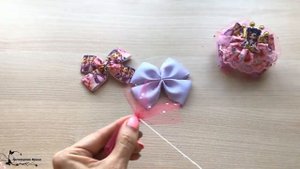 МК Бантики с юбочкой Принцесса 🎀Irina Balakireva. 🎀DIY Канзаши.