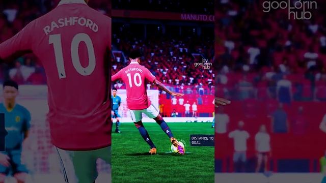 Free kick - Marcus Rashford #easports #fifa23 #fc24 #rashford #manutd #freekick