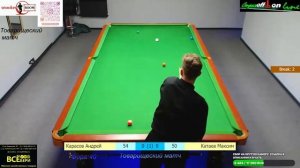 Карасов Андрей vs Катаев Максим. Товарищеский матч. Snooker Room.