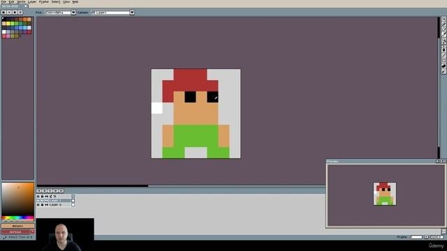57. Drawing 8x8 Pixel Art Character. PIXEL ART Master Course