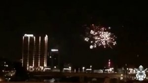 Ajax supporters turned on fireworks at the Juventus hotel last night 10.04.2019