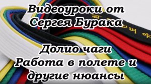 Видеоуроки от Сергея Бурака. Долио чаги. Работа в полете и другие нюансы.