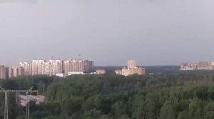 Шаровая молния в Москве (район Митино) 27.07.2015 18:39